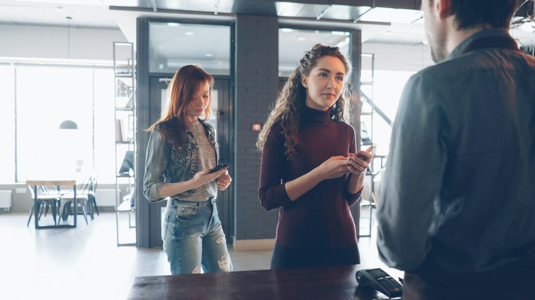 woman leading business discussion